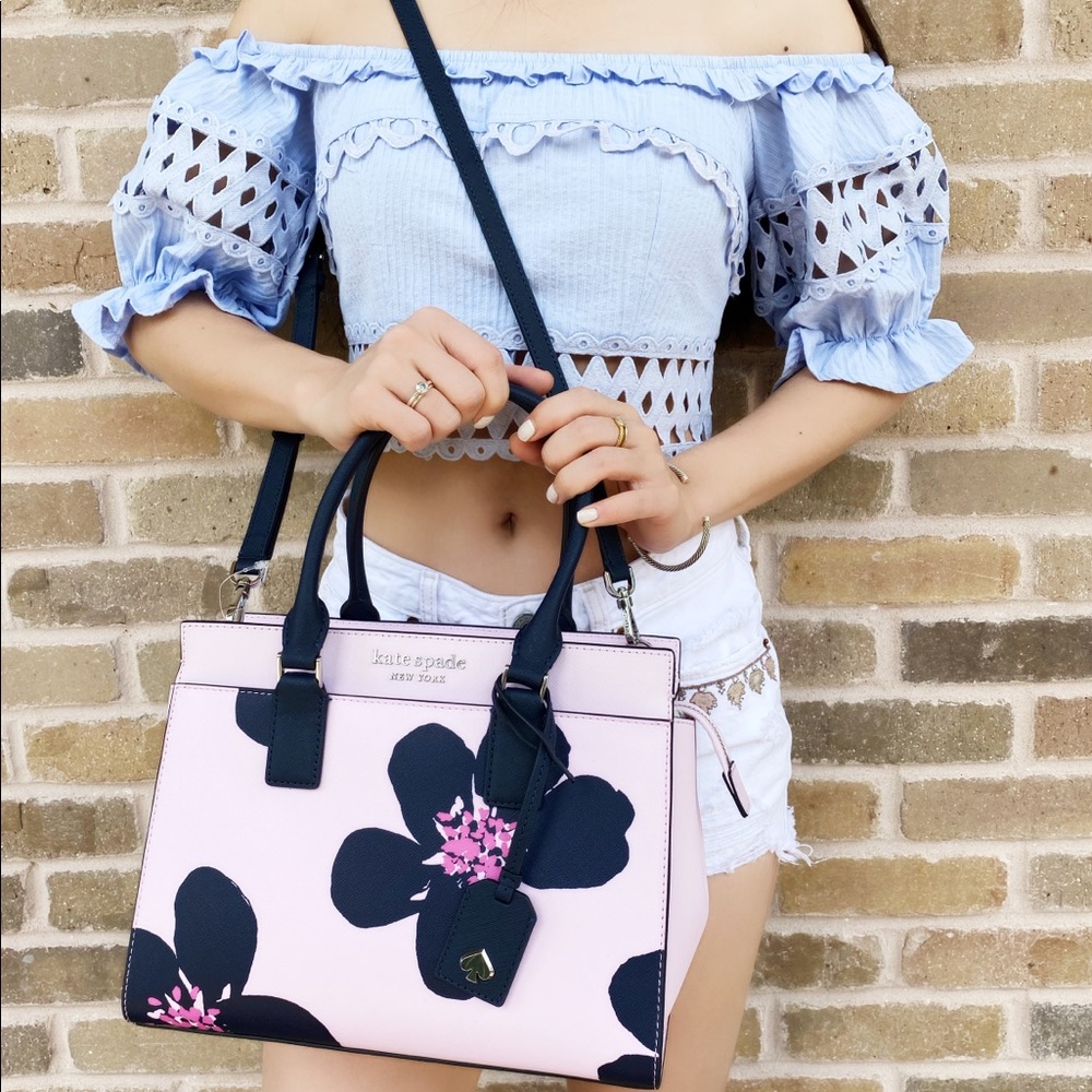 Gaby’sBags💕Kate spade Satchel Crossbody floral - Picture 4 of 7